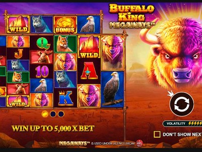 Buffalo King Megaways — Слот Buffalo King Megaways с бизонами прерий, 200 704 способами и каскадными респинами
